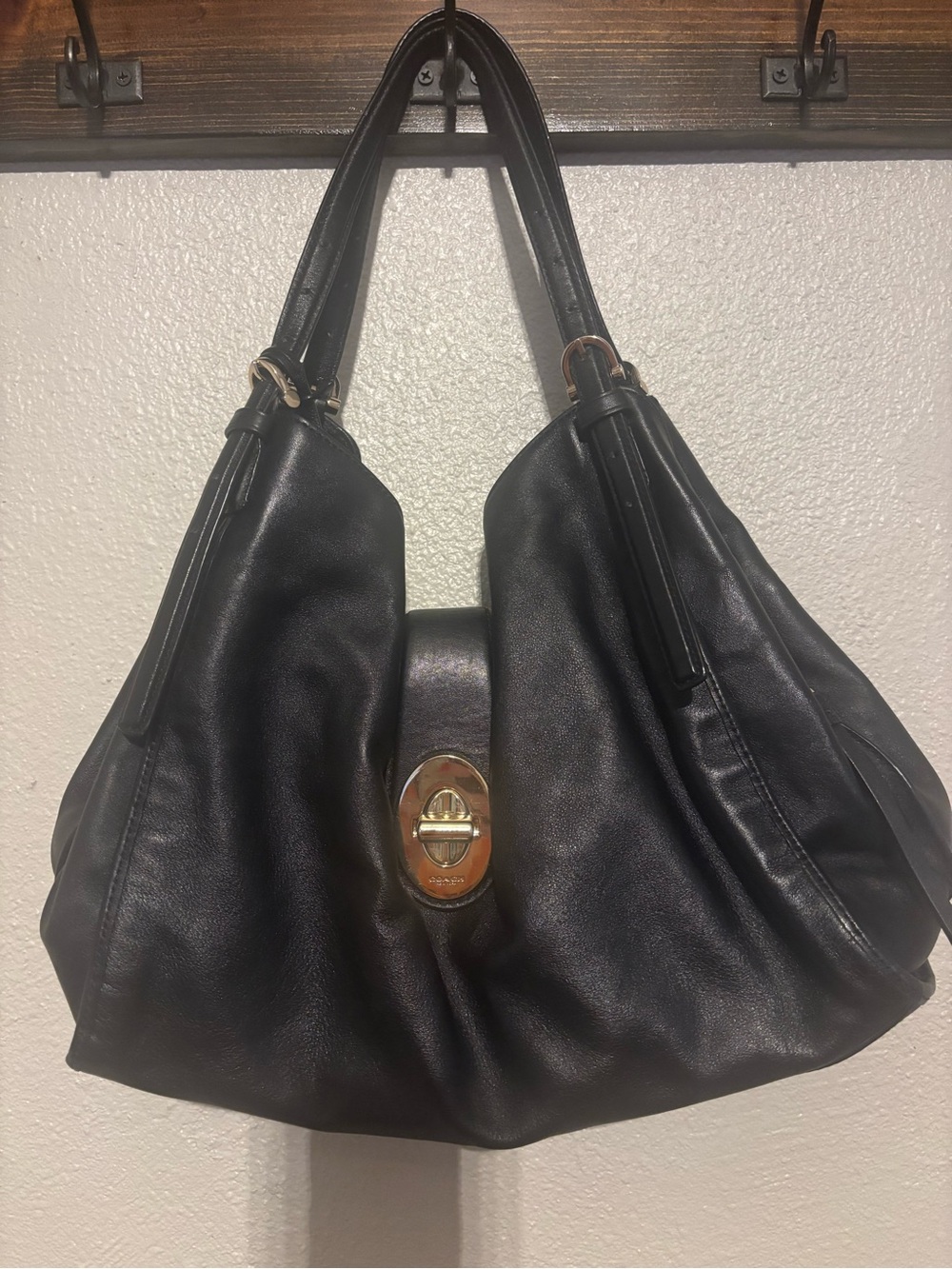 Coach Madison Carlyle Leather Shoulder Bag